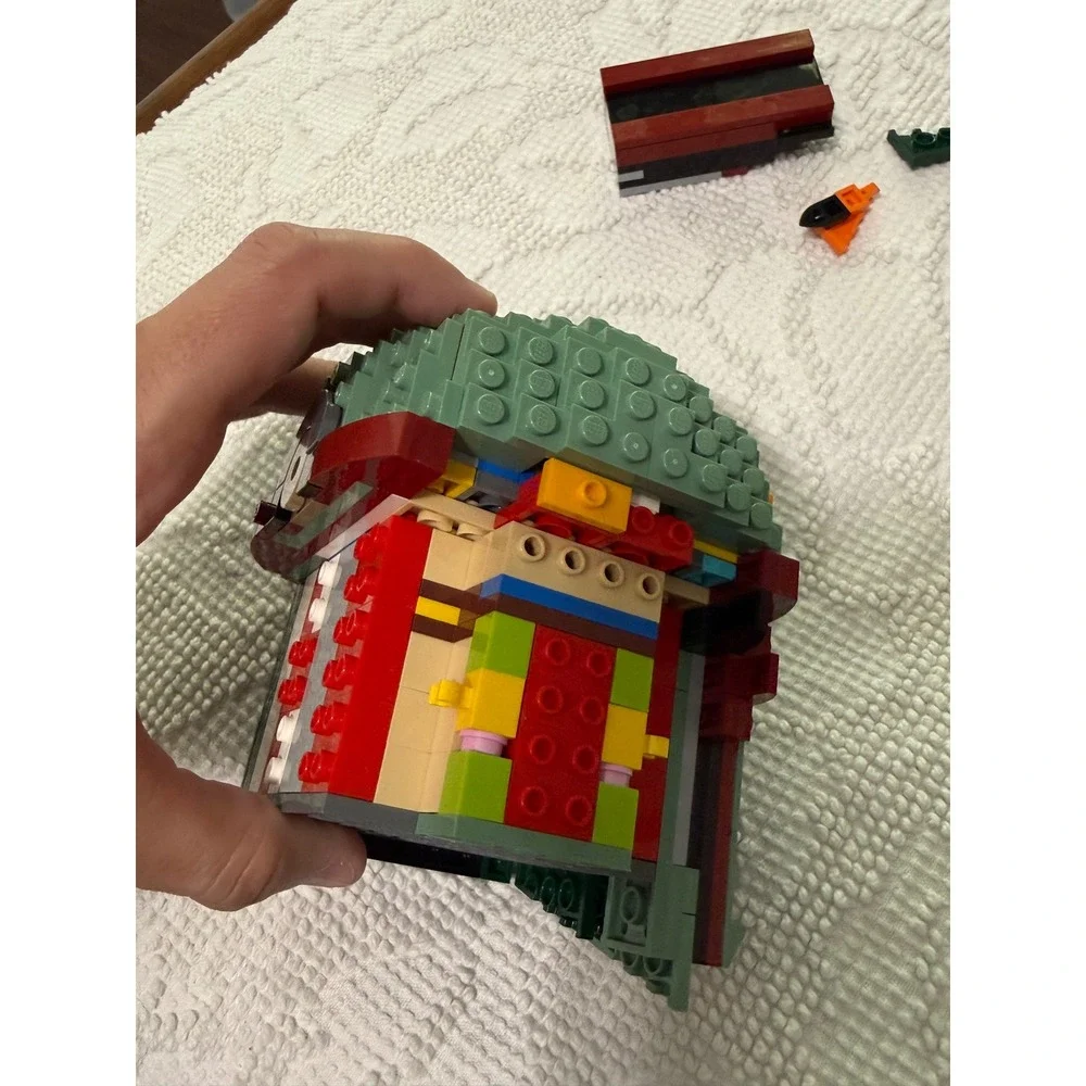 LEGO Star Wars Boba Fett Helmet 75277 Incomplete Set for Parts Restoration